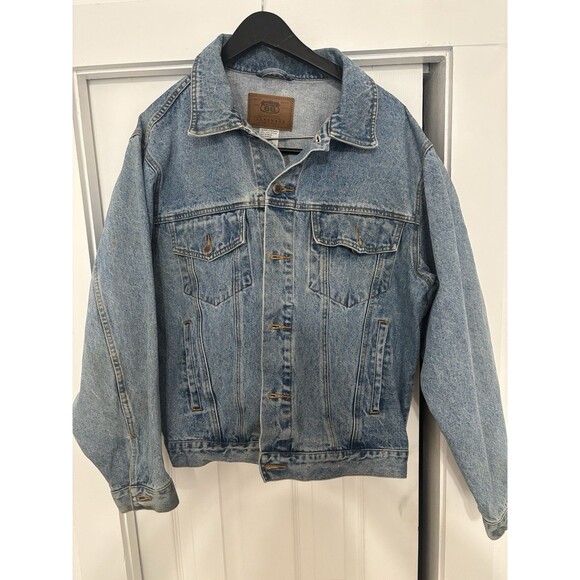 Route 66 Jean Jacket Women's Medium Blue Denim Button Up Casual - Picture 1 of 4